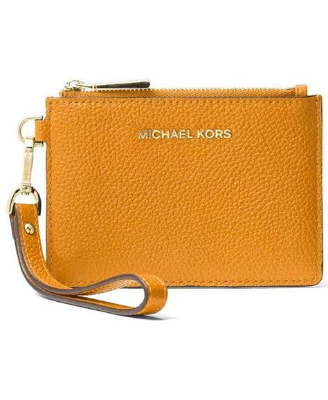 michael kors mercer pebble leather coin purse|michael kors mercer mini.